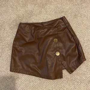 Haute Monde Brown Skirt